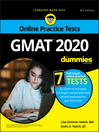 Cover image for GMAT For Dummies 2020